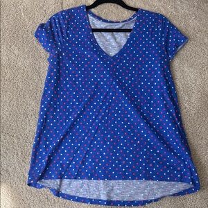 Lilly Pulitzer Etta tee in Lilly Squared, size M